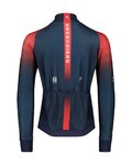 BIORACER Kolesarski dres z dolgimi rokavi zimski - INEOS GRENADIERS '22 - modra/rdeča