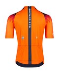 BIORACER Kolesarski dres s kratkimi rokavi - INEOS GRENADIERS 2023 ICON TRAINING - modra/oranžna
