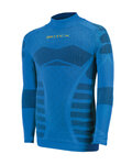 BIOTEX Kolesarska  majica z dolgimi rokavi - WARM EFFECT JUNIIOR - modra