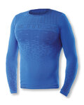 BIOTEX Kolesarska  majica z dolgimi rokavi - CUBIC LONG - modra