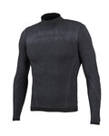 BIOTEX Kolesarska  majica z dolgimi rokavi - 3D TURTLENECK - črna