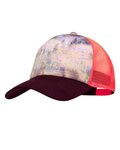 BUFF Kolesarska kapa - TRUCKER DERAMA - bordo/oranžna