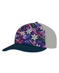 BUFF Kolesarska kapa - TRUCKER FLOWERS - rožnata/modra/vijolična