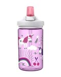 CAMELBAK Kolesarska steklenica za vodo - EDDY®+ KIDS - rožnata/vijolična/bela