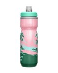 CAMELBAK Kolesarska steklenica za vodo - PODIUM® CHILL - zelena/rožnata