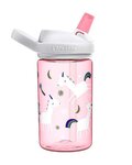 CAMELBAK Kolesarska steklenica za vodo - EDDY®+ KIDS - bela/rožnata
