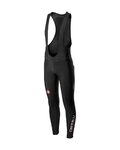 CASTELLI Kolesarske dolge hlače z naramnicami - MENO 2 WINTER - črna