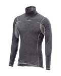 CASTELLI Kolesarska  majica z dolgimi rokavi - FLANDERS WARM NECK - siva