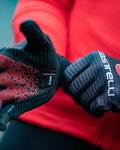 CASTELLI Kolesarske  rokavice z dolgimi prsti - CW 6.1 CROSS - črna