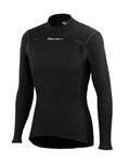CASTELLI Kolesarska  majica z dolgimi rokavi - FLANDERS WARM - črna