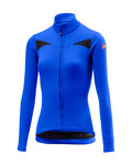 CASTELLI Kolesarski dres z dolgimi rokavi zimski - SINERGIA LADY WINTER - modra