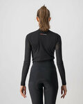 CASTELLI Kolesarska  majica z dolgimi rokavi - FLANDERS 2 WARM LADY - črna