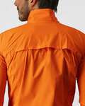 CASTELLI Kolesarski vodo odporen dežni plašč - EMERGENCY RAIN 2 - oranžna