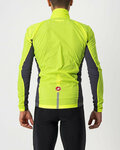 CASTELLI Kolesarska  vetru odporna jakna - SQUADRA STRECH - rumena