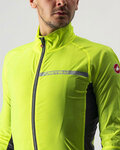CASTELLI Kolesarska  vetru odporna jakna - SQUADRA STRECH - rumena