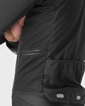 CASTELLI Kolesarska  podaljšana jakna - ALPHA RoS 2 - antracit