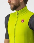 CASTELLI Kolesarski brezrokavnik - PRO THERMAL MID - rumena