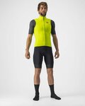 CASTELLI Kolesarski brezrokavnik - PRO THERMAL MID - rumena