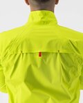 CASTELLI Kolesarski vodo odporen dežni plašč - EMERGENCY RAIN 2 - rumena