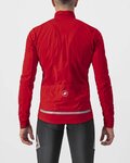 CASTELLI Kolesarska  podaljšana jakna - GO WINTER - rdeča