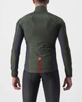 CASTELLI Kolesarska  vetru odporna jakna - SQUADRA STRECH - zelena