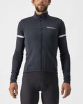 CASTELLI Kolesarski dres z dolgimi rokavi zimski - FONDO 2 WINTER - antracit