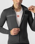 CASTELLI Kolesarski dres z dolgimi rokavi zimski - PRO THERMAL - antracit