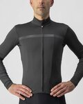 CASTELLI Kolesarski dres z dolgimi rokavi zimski - PRO THERMAL - antracit