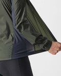 CASTELLI Kolesarska  vetru odporna jakna - SQUADRA STRECH LADY - zelena