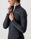 CASTELLI Kolesarski dres z dolgimi rokavi zimski - SINERGIA 2 LADY WNT - antracit