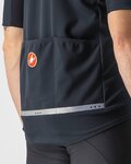 CASTELLI Kolesarski dres s kratkimi rokavi - GABBA ROS 2 - antracit