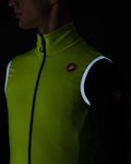 CASTELLI Kolesarski brezrokavnik - PERFETTO ROS 2 - rumena