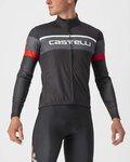 CASTELLI Kolesarski dres z dolgimi rokavi zimski - PASSISTA - antracit