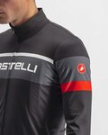 CASTELLI Kolesarski dres z dolgimi rokavi zimski - PASSISTA - antracit
