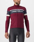 CASTELLI Kolesarski dres z dolgimi rokavi zimski - PASSISTA - bordo