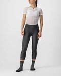 CASTELLI Kolesarske 3/4 hlače brez naramnic - VELOCISSIMA THERM W - črna