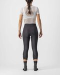 CASTELLI Kolesarske 3/4 hlače brez naramnic - VELOCISSIMA THERM W - črna