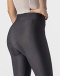 CASTELLI Kolesarske 3/4 hlače brez naramnic - VELOCISSIMA THERM W - črna