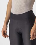 CASTELLI Kolesarske 3/4 hlače brez naramnic - VELOCISSIMA THERM W - črna