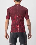 CASTELLI Kolesarski dres s kratkimi rokavi - GIRO D'ITALIA 2022 - bordo