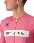 CASTELLI Kolesarski dres s kratkimi rokavi - GIRO D'ITALIA 2024 - rožnata