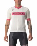 CASTELLI Kolesarski dres s kratkimi rokavi - GIRO D'ITALIA 2024 - bela