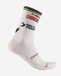 CASTELLI Kolesarske klasične nogavice - SOUDAL QUICK-STEP 23 - bela