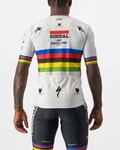 CASTELLI Kolesarski dres s kratkimi rokavi - SOUDAL QUICK-STEP 23 - bela