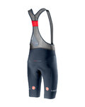 CASTELLI Kolesarske kratke hlače z naramnicami - FREE AERO RACE 4.0 - modra