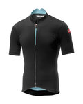 CASTELLI Kolesarski dres s kratkimi rokavi - ESPRESSO - siva