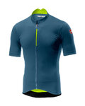 CASTELLI Kolesarski dres s kratkimi rokavi - ESPRESSO - modra