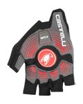 CASTELLI Kolesarske rokavice s kratkimi prsti - ROSSO CORSA ESPRESSO - rdeča/črna