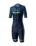 CASTELLI Kolesarski kombinezon - SANREMO 4 SPEED - modra