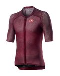 CASTELLI Kolesarski dres s kratkimi rokavi - CLIMBER'S 3.0 - bordo